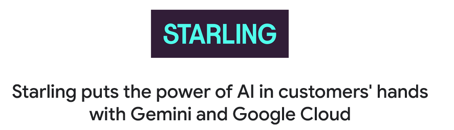 Google Cloud Starling Bank case study