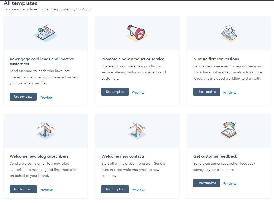 Templates in HubSpot
