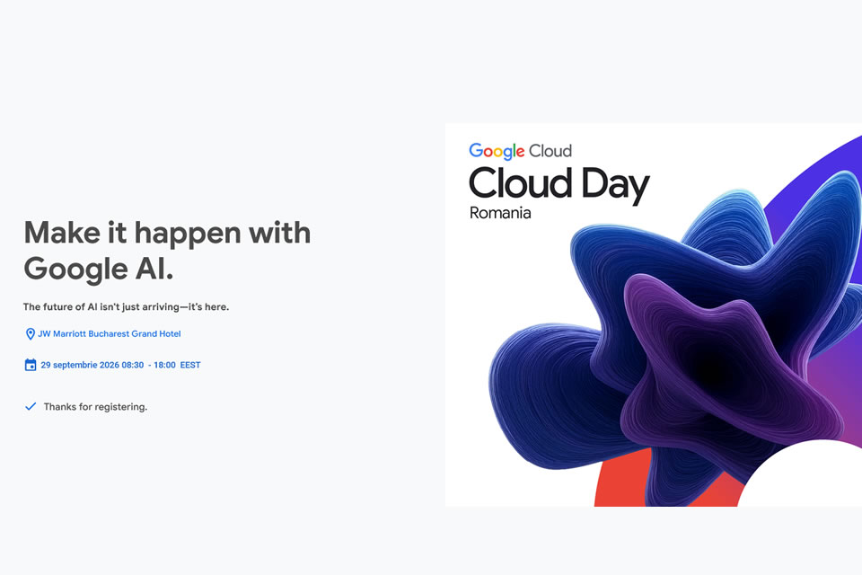 Google Cloud Day Romania 2026 Comes to Bucharest in Late September