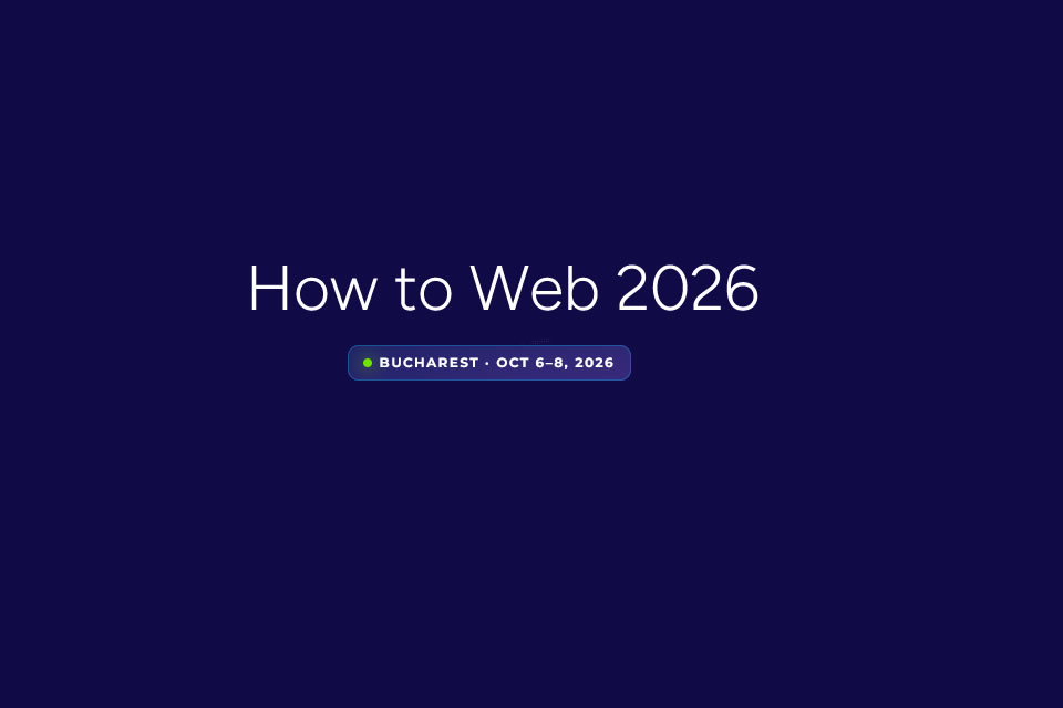 How to Web 2026 Returns to Bucharest: Three Agenda Themes to Watch