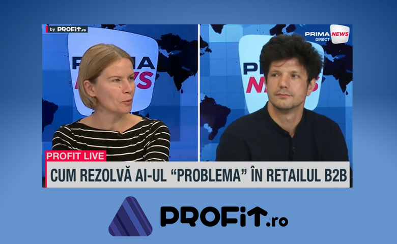 Marian Călborean at Profit Live: "AI success in B2B sales starts with data unification and strict compliance with commercial rules"