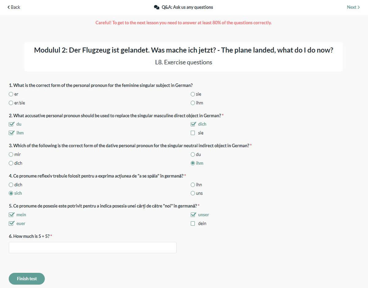 Test Course
